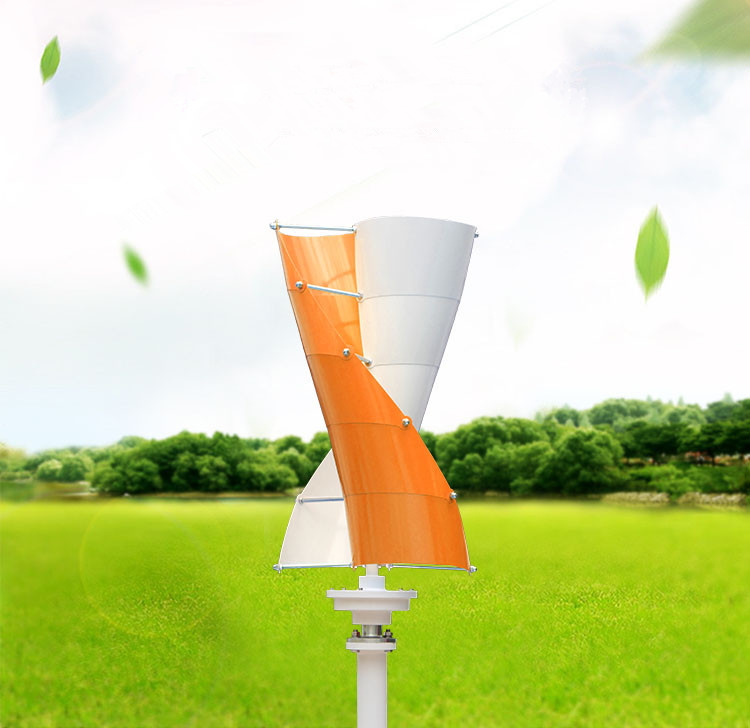 Vertical Axis Wind Turbine Generator Poland Factory Direct Sale 600w 48v CE Wind Solar Hybrid